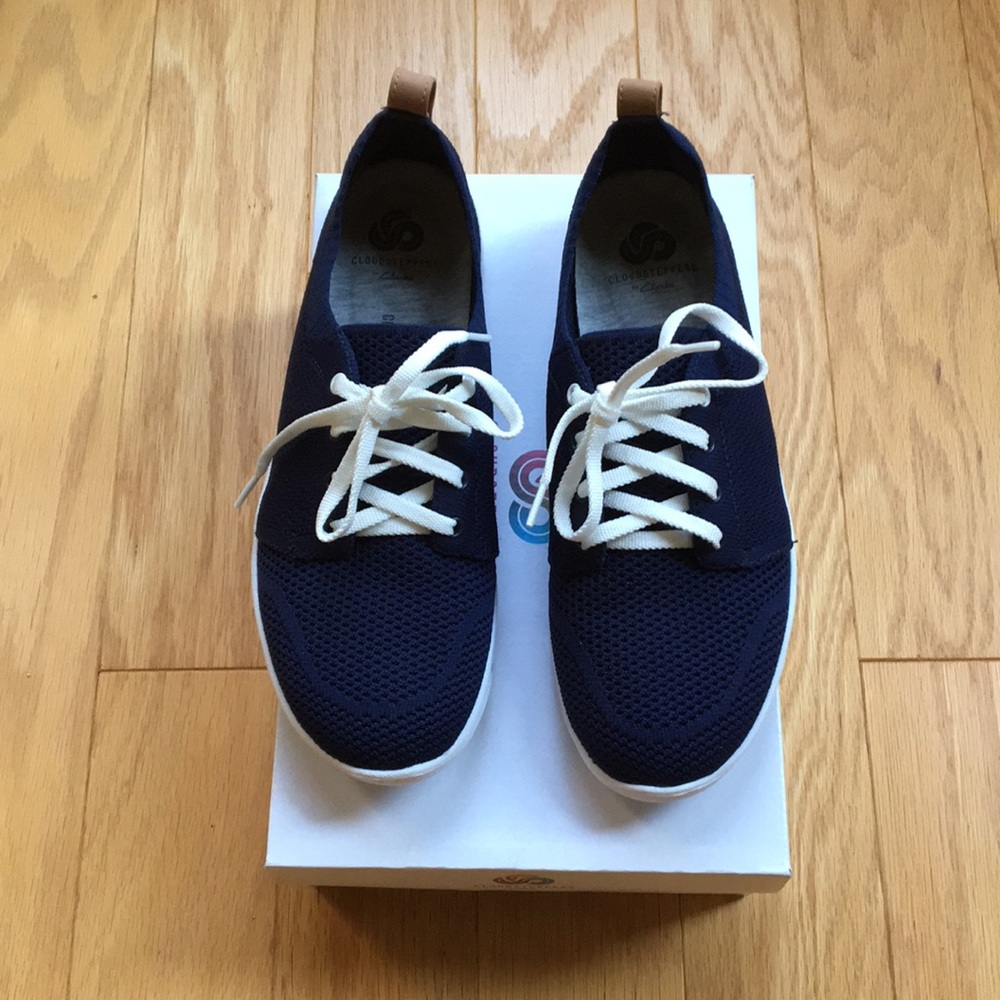 Clark’s Cloud Steppers Navy Allena Sun Sneakers
